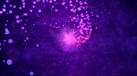 Particle Spiral - Loop Purple Stock Footage 37091685