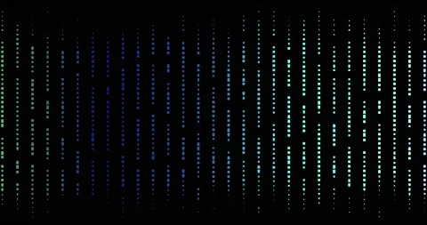 Particle square, HUD lines in motion. High tech futuristic . FHD future Stock Footage 171720157