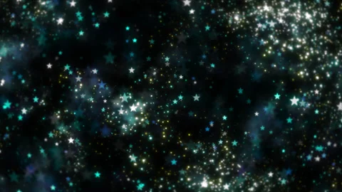 Particle Star Side 01 Loop HD Stock Footage 312510857