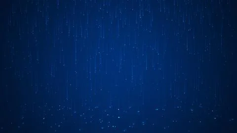 Particle streak falling representing digital rain loopable 库存插图