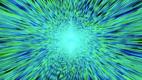 Particle streams fly into the light and back Video stock 154514418