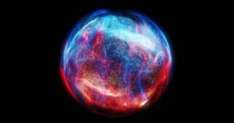 Particle system in fluid, physic simulation Stock-Footage 139877488