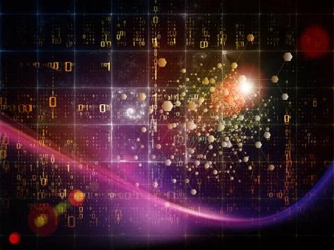 Particle Technologies 스톡 일러스트