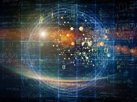 Particle Technologies Illustrazione stock