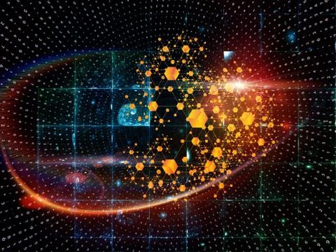 Particle Technologies Stock Illustration