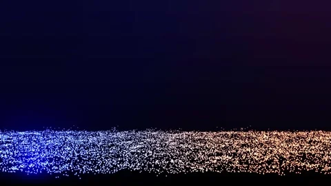 Particle technology web stock video Stock Footage 287053833