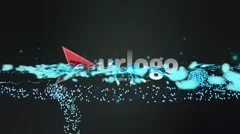 Particle Trail Reveal Stock After Effects