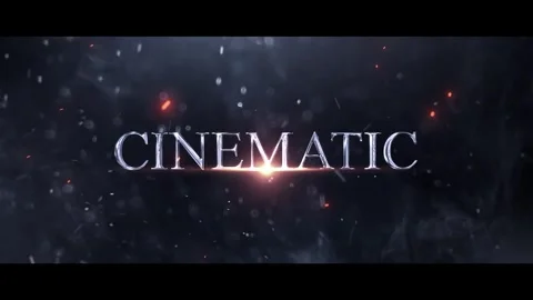 Particle Trailer Titles - Cinematic Trailer Titles After Effects stock