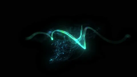 Particle Trails With Dust. Dynamic Slow Motion. 4K Stock Footage 143755215