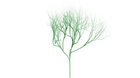 Particle Tree 02 Stock Footage 285492950