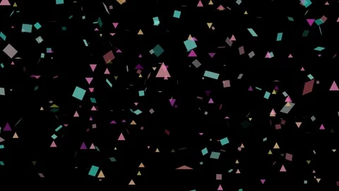 Particle Tripolygon and Quad Polygon jet Slideway Stock Footage 320067473
