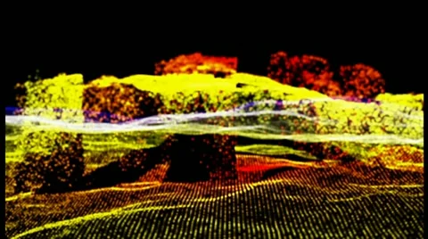 Particle Valley After Effects stock