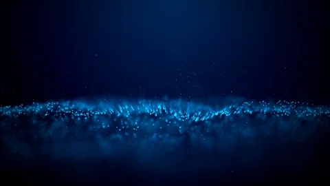 Particle wave background. Stock Footage 96765976