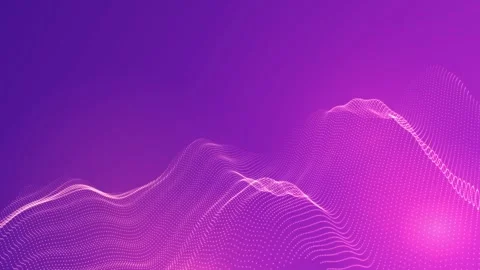 Particle-wave-grid-4k-loop Видео 348127776
