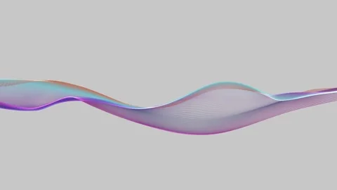 Particle wave line background animation. Stock Footage 332584597