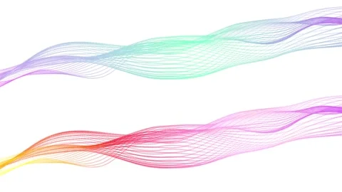 Particle wave line background animation. Stock Footage 332584601