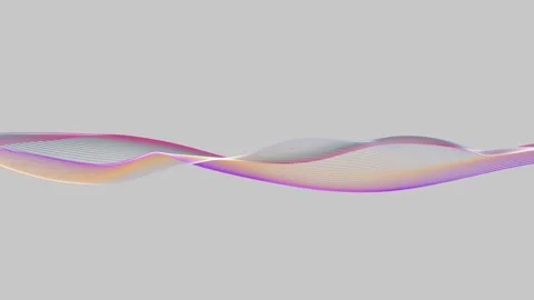 Particle wave line background animation.Abstract digital lines wave backgro.. Stock Footage 332699938