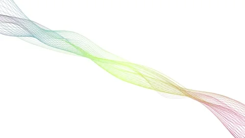 Particle wave line background animation.Abstract digital lines wave backgro.. 스톡 동영상 332699940