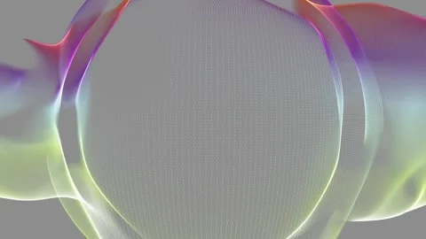 Particle wave line background animation.Abstract digital lines wave backgro.. Stock Footage 332699949
