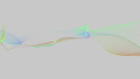 Particle wave line background animation.Abstract digital lines wave backgro.. Stock Footage 332699955
