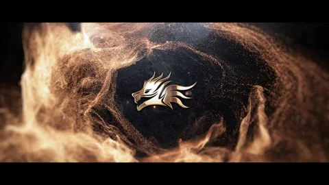 Particle Wave Logo Intro Stock After Effects