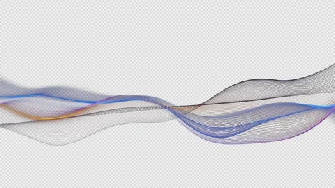 Particle Wave Visualization Background 4K Stock-Footage 320920353