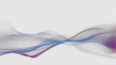 Particle Wave Visualization Background 4K video transparent Alpha Channel. Stock-Footage 332573335