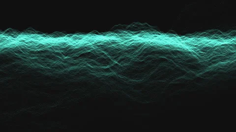Particle waves animating Vidéo 147157377