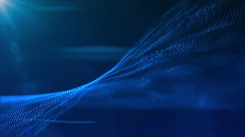 Particle Waves Background 스톡 동영상 168704236