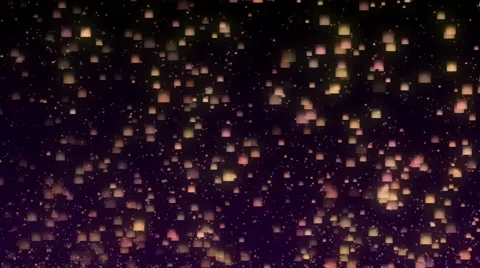 Particle024 rising square light Stock Footage 47983143