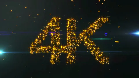 Particles 4K Shine Gold Loop 4K Resolution Ultra HD Stock-Footage 39656491