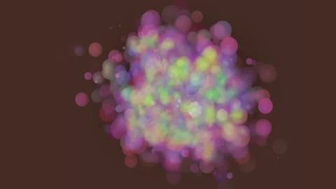 Particles-4K,Fruit-like particles calm color scheme decoration, Grape Stock Footage 281058490