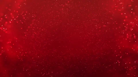 Particles abstract background with bokeh on red Background. Stock Footage 249058977