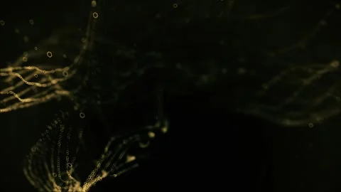 Particles abstract background flickering particles with bokeh effect Stock Footage 249257890