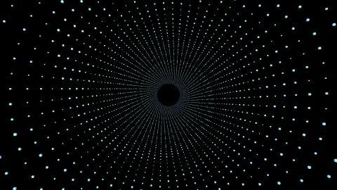 Particles abstract digital tunnel drawing graphics illustration background new Stock Illustration