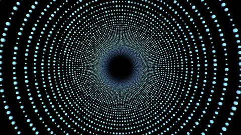 Particles abstract digital tunnel drawing graphics illustration background new Stock Illustration