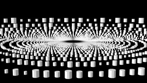 Particles abstract digital tunnel drawing graphics illustration background new 스톡 일러스트