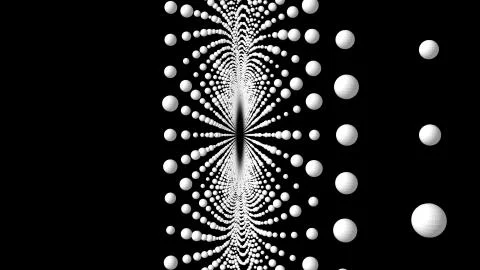 Particles abstract digital tunnel drawing graphics illustration background new Stock Illustration