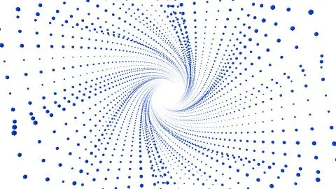Particles abstract digital tunnel drawing graphics illustration background new Stock Illustration