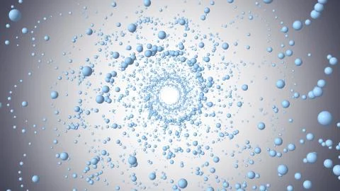 Particles abstract digital tunnel drawing graphics illustration background new Stock Illustration