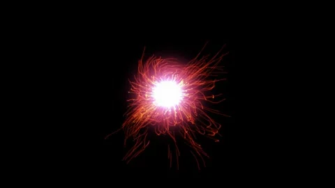 Particles abstract light motion titles background animation.Particles in tu.. Stock Footage 265395980