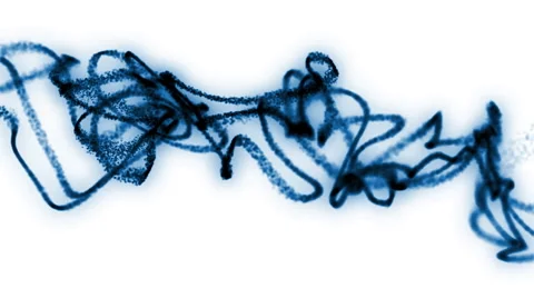 Particles against white, seamless loop Stock Footage 1090347