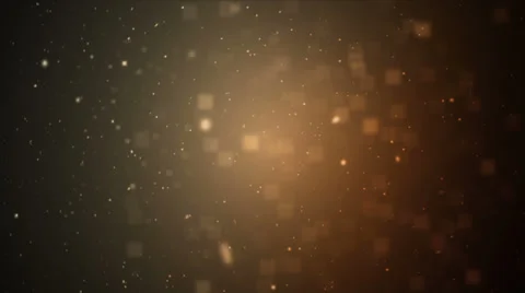 Particles Amber Orange Stock Footage 26059669