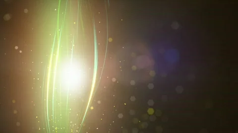 Particles and light loop Stock Footage 362007