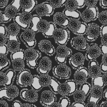 Particles and molecules Illustrazione stock