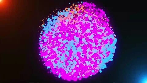 Particles Animation 01 Stock Footage 243582494