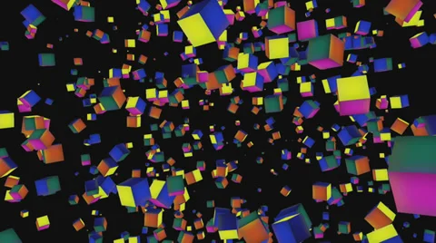 Particles animation Stock Footage 34945469