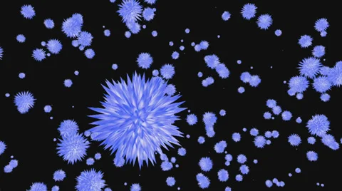 Particles animation Stock Footage 34947952