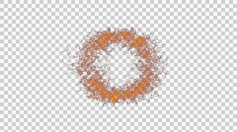 The particles are emitted in the form of rings Stock Footage 53101667