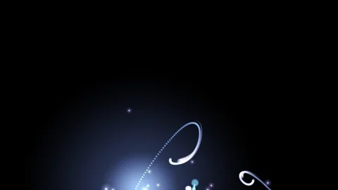 Particles are thrown up transparency, alpha channel Vídeo Stock 122060617